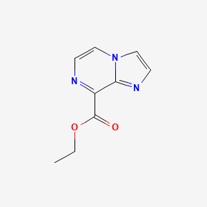 molecular formula C9H9N3O2 B1611820 Ethyl imidazo[1,2-a]pyrazine-8-carboxylate CAS No. 87597-20-4