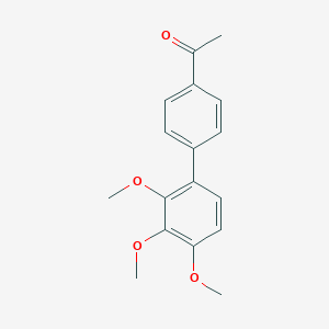B161183 2,3,4-Trimethoxy-4'-acetyl-1,1'-biphenyl CAS No. 132491-63-5
