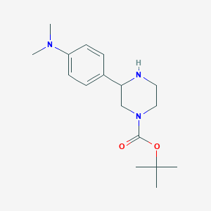 B1611837 Tert-butyl 3-[4-(dimethylamino)phenyl]piperazine-1-carboxylate CAS No. 904814-43-3