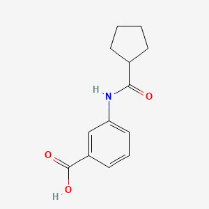 B1611840 3-[(Cyclopentylcarbonyl)amino]benzoic acid CAS No. 915921-84-5