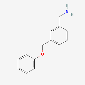 molecular formula C14H15NO B1611843 (3-(苯氧甲基)苯基)甲胺 CAS No. 871893-47-9