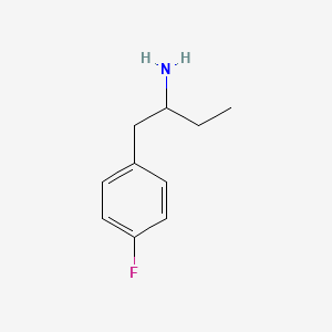 molecular formula C10H14FN B1611854 1-(4-Fluorophenyl)butan-2-amine CAS No. 23292-09-3