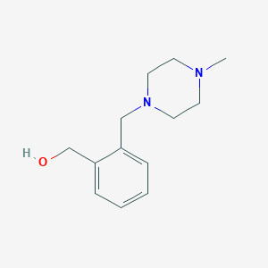 molecular formula C13H20N2O B1611856 {2-[(4-Methylpiperazin-1-yl)methyl]phenyl}methanol CAS No. 91904-36-8