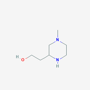 molecular formula C7H16N2O B1611862 2-(4-甲基哌嗪-2-基)乙醇 CAS No. 211053-48-4
