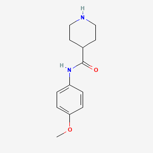 molecular formula C13H18N2O2 B1611864 N-(4-Methoxyphenyl)piperidine-4-carboxamide CAS No. 883106-58-9
