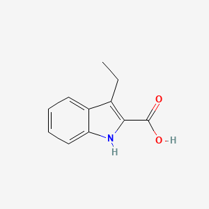 molecular formula C11H11NO2 B1611872 3-乙基-1H-吲哚-2-羧酸 CAS No. 92287-88-2