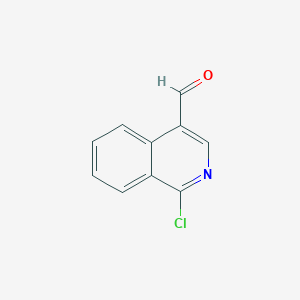 molecular formula C10H6ClNO B1611874 1-Chloroisoquinoline-4-carbaldehyde CAS No. 351324-72-6