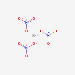 molecular formula N3O9S B1611881 Antimony(3+) trinitrate CAS No. 20328-96-5
