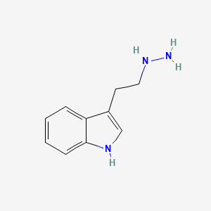 molecular formula C10H13N3 B1611888 3-(2-肼基乙基)-1H-吲哚 CAS No. 21216-31-9