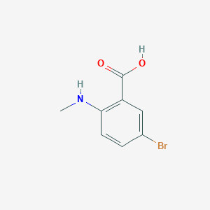 molecular formula C8H8BrNO2 B1611904 5-溴-2-(甲基氨基)苯甲酸 CAS No. 22721-16-0