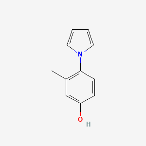 molecular formula C11H11NO B1611951 3-甲基-4-(1H-吡咯-1-基)酚 CAS No. 137352-74-0