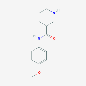 molecular formula C13H18N2O2 B1611956 N-(4-methoxyphenyl)piperidine-3-carboxamide CAS No. 735262-21-2