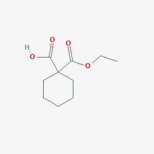 molecular formula C10H15O4- B1611958 1,1-环己烷二甲酸1-乙酯 CAS No. 54379-17-8