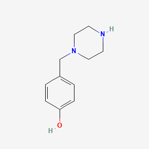 molecular formula C11H16N2O B1611964 对羟基苄基哌嗪 CAS No. 75341-33-2