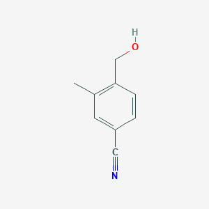 molecular formula C9H9NO B1611968 4-(羟甲基)-3-甲基苯甲腈 CAS No. 227094-07-7