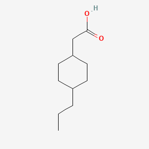 molecular formula C11H20O2 B1611971 (4-Propylcyclohexyl)acetic acid CAS No. 71458-18-9