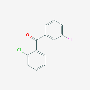 molecular formula C13H8ClIO B1611976 2-Chloro-3'-iodobenzophenone CAS No. 890098-15-4