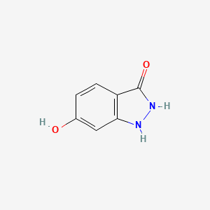 molecular formula C7H6N2O2 B1611992 1H-吲唑-3,6-二醇 CAS No. 1000343-86-1