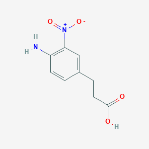 B1611994 3-(4-Amino-3-nitrophenyl)propanoic acid CAS No. 54405-44-6