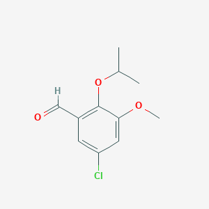 5-Chloro-2-isopropoxy-3-methoxybenzaldehyde