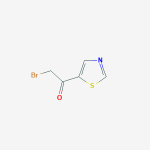 molecular formula C5H4BrNOS B1612032 2-溴-1-(噻唑-5-基)乙酮 CAS No. 201470-17-9