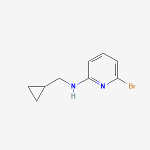 B1612039 6-bromo-N-(cyclopropylmethyl)pyridin-2-amine CAS No. 351421-77-7