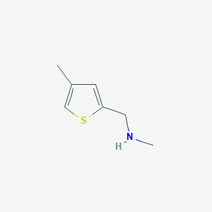 molecular formula C7H11NS B1612043 N-methyl-1-(4-methylthiophen-2-yl)methanamine CAS No. 886851-27-0