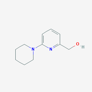 molecular formula C11H16N2O B1612044 (6-Piperidinopyrid-2-yl)methanol CAS No. 869901-07-5