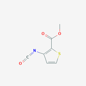 molecular formula C7H5NO3S B1612056 3-异氰酸基噻吩-2-甲酸甲酯 CAS No. 25712-16-7