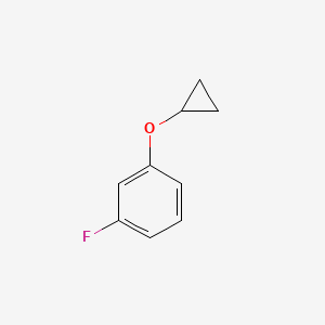 molecular formula C9H9FO B1612058 1-环丙氧基-3-氟苯 CAS No. 309977-71-7