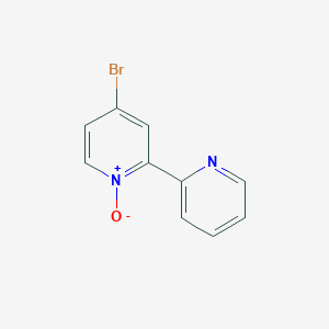 molecular formula C10H7BrN2O B1612074 2,2'-Bipyridine, 4-bromo-, 1-oxide CAS No. 14163-03-2