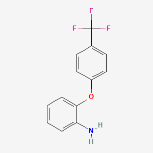 molecular formula C13H10F3NO B1612075 2-[4-(三氟甲基)苯氧基]苯胺 CAS No. 60287-77-6