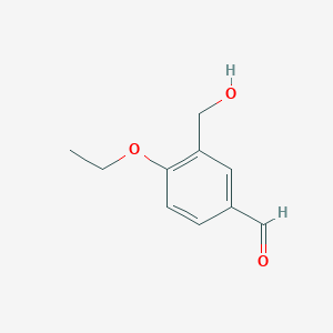 molecular formula C10H12O3 B1612078 4-Ethoxy-3-(hydroxymethyl)benzaldehyde CAS No. 917746-81-7