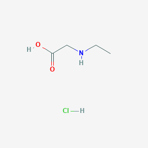 molecular formula C4H10ClNO2 B1612085 2-(Ethylamino)acetic acid hydrochloride CAS No. 542-53-0