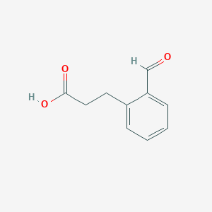 molecular formula C10H10O3 B1612087 3-(2-Formylphenyl)propanoic acid CAS No. 27916-44-5