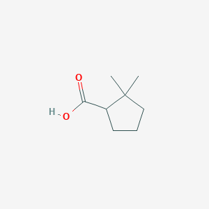 molecular formula C8H14O2 B1612093 2,2-Dimethylcyclopentane-1-carboxylic acid CAS No. 63861-26-7