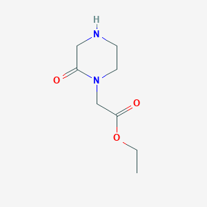 molecular formula C8H14N2O3 B1612095 Ethyl 2-(2-oxopiperazin-1-yl)acetate CAS No. 164784-87-6