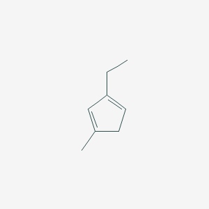 molecular formula C8H12 B1612098 3-Ethyl-1-methylcyclopenta-1,3-diene CAS No. 25148-01-0