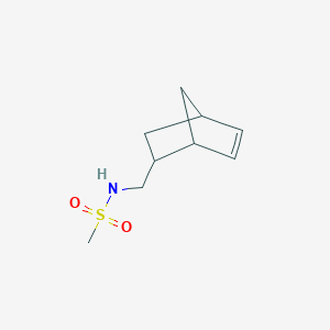 molecular formula C9H15NO2S B1612108 N-(bicyclo[2.2.1]hept-5-en-2-ylmethyl)methanesulfonamide CAS No. 287923-89-1