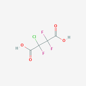 molecular formula C4H2ClF3O4 B1612113 2-Chloro-2,3,3-trifluorosuccinic acid CAS No. 866-16-0