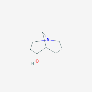 molecular formula C8H15NO B1612115 1-氮杂双环[3.3.1]壬烷-4-醇 CAS No. 855829-28-6