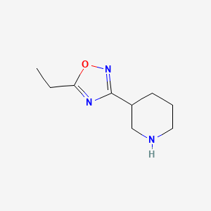 B1612118 3-(5-Ethyl-1,2,4-oxadiazol-3-YL)piperidine CAS No. 773034-44-9