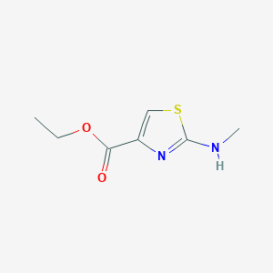 molecular formula C7H10N2O2S B1612121 2-(甲氨基)-1,3-噻唑-4-羧酸乙酯 CAS No. 57250-86-9