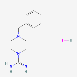 molecular formula C12H19IN4 B1612141 4-Benzylpiperazine-1-carboximidamide hydroiodide CAS No. 852228-15-0