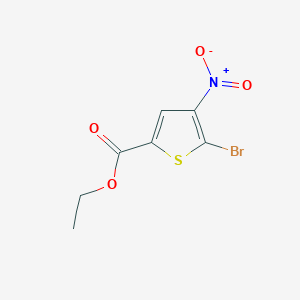 molecular formula C7H6BrNO4S B1612147 5-溴-4-硝基噻吩-2-羧酸乙酯 CAS No. 2160-52-3