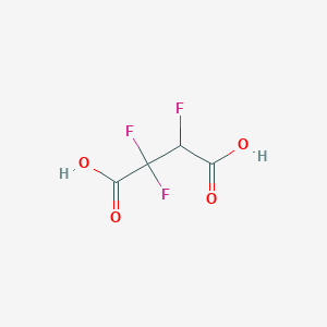 molecular formula C4H3F3O4 B1612148 2,2,3-Trifluorobutanedioic acid CAS No. 664-66-4