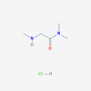 molecular formula C5H13ClN2O B1612160 N,N-Dimethyl-2-(methylamino)acetamide hydrochloride CAS No. 65918-91-4