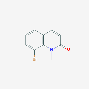 molecular formula C10H8BrNO B1612168 8-Bromo-1-methyl-1H-quinolin-2-one CAS No. 67805-53-2