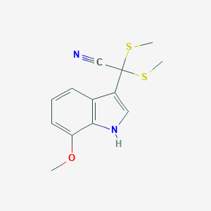 molecular formula C13H14N2OS2 B161219 Dithyreanitrile CAS No. 128717-80-6