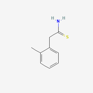 molecular formula C9H11NS B1612200 2-(2-Methylphenyl)ethanethioamide CAS No. 34243-66-8